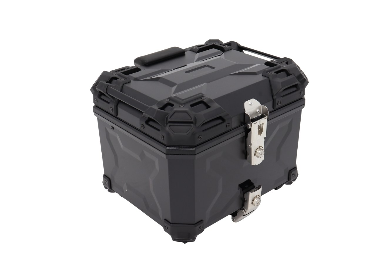 Βαλιτσάκι STR/T380 45L 2πλη Κλειδ.(PC) Τετραγ.Μαύρο με Επενδ.και Μαξιλάρι Πλάτης
