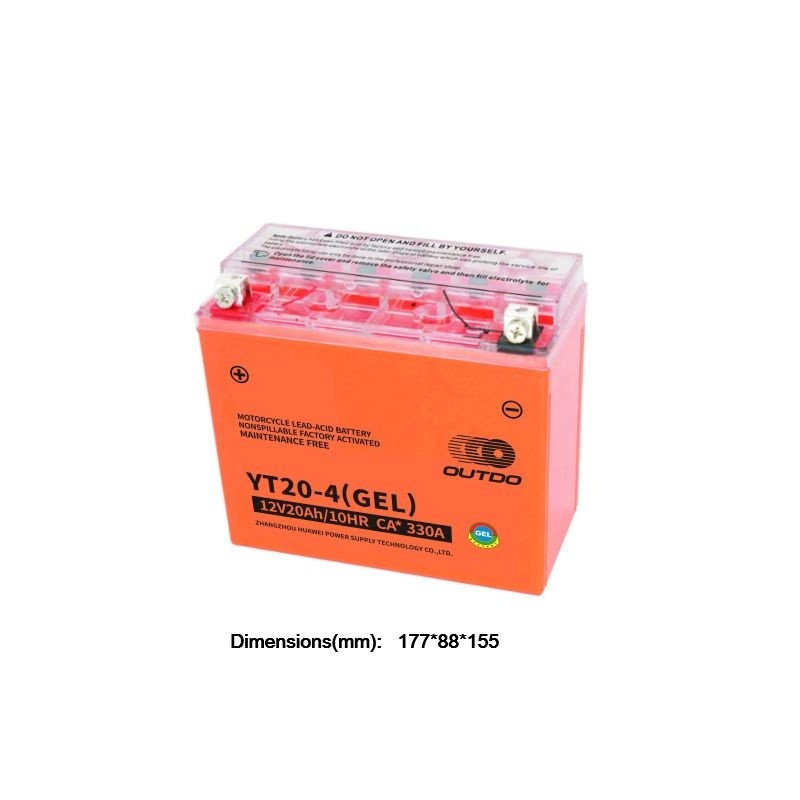 ΜΠΑΤΑΡΙΑ YTX20L-BS (YT20-4) 240CCA GEL OUTDO