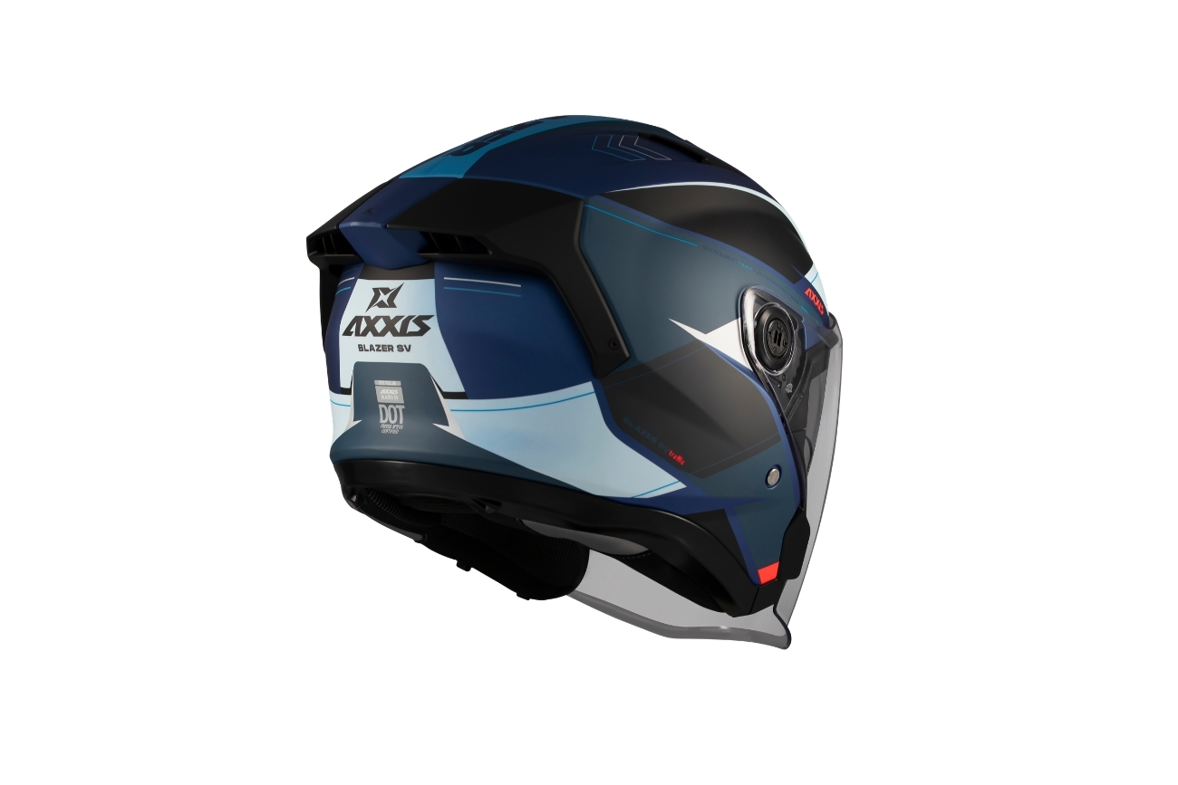 Κράνος Ανοιχτό AXXIS BLAZER SV TRAFFIC - Image 4